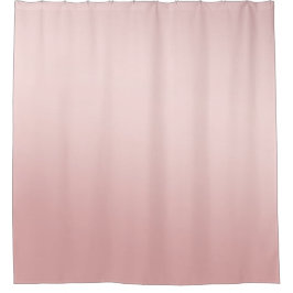 赤面ピンクピーチグラデーション シャワーカーテン