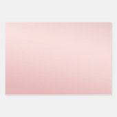 赤面ピンクピーチグラデーション ラッピングペーパーシート (正面)