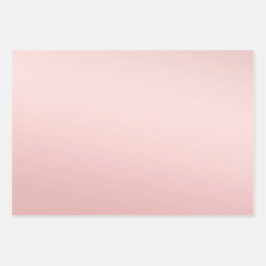 赤面ピンクピーチグラデーション ラッピングペーパーシート