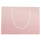 赤面ピンクピーチグラデーション ラージペーパーバッグ (裏面)