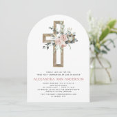 赤面ピンクファースト聖域バラ緑 招待状 (スタンド正面)