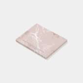 赤面ピンクフェイクバラ金ゴールドクラシーホームデコレーター ポストイット (アングル)