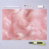 赤面ピンクフェイクファー 薄葉紙 (クラフト)