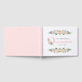 赤面ピンクフェミニンフローラキンセアニェラ ゲストブック (全面)