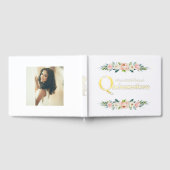 赤面ピンクフェミニンフローラクインセアニラ ゲストブック (全面)