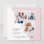 赤面ピンクフォトウェディングQRコード救日 (正面)