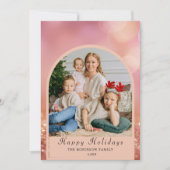 赤面ピンクフォトクリモダンスマス シーズンカード (正面)