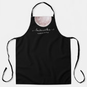 赤面ピンクフルムーンエレガントメイクアップアーティスト エプロン (正面)