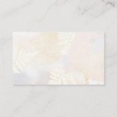 赤面ピンクフローラおむつラッフルチケット エンクロージャーカード (裏面)