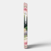 赤面ピンクフローラとグリッターペット馬の写真 Case-Mate iPhoneケース (裏面 / 左)