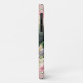 赤面ピンクフローラとグリッターペット馬の写真 Case-Mate iPhoneケース (裏面/左)