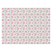 赤面ピンクフローラとユーカリグリネリーベビーショウ テーブルクロス (正面(横))