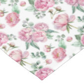 赤面ピンクフローラとユーカリグリネリーベビーショウ テーブルクロス (アングル)