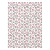 赤面ピンクフローラとユーカリグリネリーベビーショウ テーブルクロス (正面)