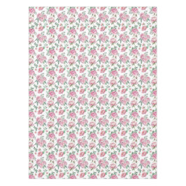 赤面ピンクフローラとユーカリグリネリーベビーショウ テーブルクロス