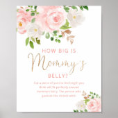 赤面ピンクフローラどのように大きいママの腹ゲームポー ポスター (正面)