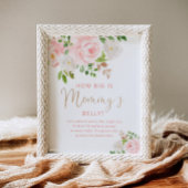 赤面ピンクフローラどのように大きいママの腹ゲームポー ポスター