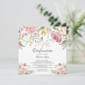 赤面ピンクフローラの確認 招待状 (スタンド正面)