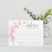 赤面ピンクフローラアドバイスカード アドバイスカード (スタンド正面)