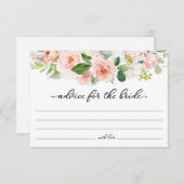 赤面ピンクフローラアドバイス アドバイスカード (正面/裏面)