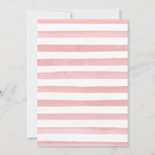 赤面ピンクフローラカボチャ秋の結婚式 サンキューカード (裏面)