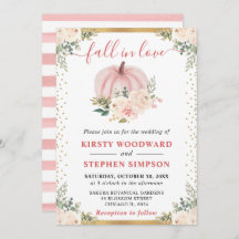 赤面ピンクフローラカボチャ秋の結婚式