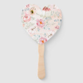 赤面ピンクフローラカボチャ秋パーティーメニュー ハンドファン (裏面)