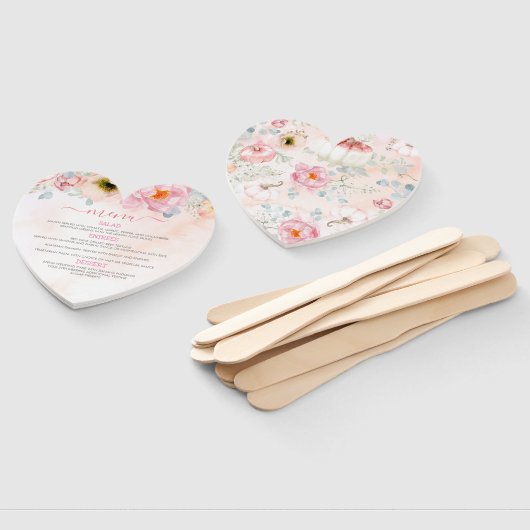 赤面ピンクフローラカボチャ秋パーティーメニュー ハンドファン (組立なし)