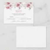 赤面ピンクフローラキンセアニラ エンクロージャーカード (正面/裏面)