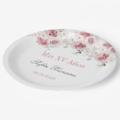 赤面ピンクフローラキンセアニラ ペーパープレート (アングル)