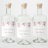 赤面ピンクフローラキンセアニラ リキュールボトルラベル (ボトル)