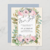 赤面ピンクフローラグリーナリーボホ結婚ズ (正面/裏面)