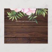 赤面ピンクフローラセージ葉ズバジェット結婚ズ (裏面)