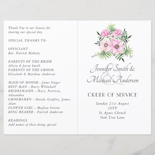 赤面ピンクフローラセージ葉ズバジェット結婚ズ (正面)