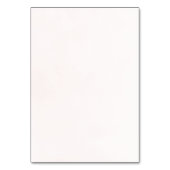 赤面ピンクフローラテーブルカード テーブルナンバー (裏面)