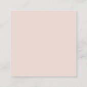 赤面ピンクフローラドリー結婚ムの詳細 エンクロージャーカード (裏面)