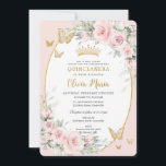 赤面ピンクフローラバラ蝶キンセアニラ 招待状<br><div class="desc">この繊細な赤面ピンクのフローラキンセアニラ/甘い16誕生日の招待を簡単かつ迅速にパーソナライズ。単クリックにはカスタマイズ、さらにボタンをクリックして文字の編集、フォントとフォントの色の変更。パステルかわいらし赤面ピンクの花、繊細な緑と赤面と金ゴールド蝶をフィーチャー。ストアで使用可能な一致アイテム。ハサマーセット素晴らし書類</div>