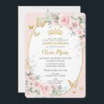 赤面ピンクフローラバラ蝶キンセアニラ 招待状<br><div class="desc">この繊細な赤面ピンクのフローラキンセアニラ/甘い16誕生日の招待を簡単かつ迅速にパーソナライズ。単クリックにはカスタマイズ、さらにボタンをクリックして文字の編集、フォントとフォントの色の変更。パステルかわいらし赤面ピンクの花、繊細な緑と赤面と金ゴールド蝶をフィーチャー。ストアで使用可能な一致アイテム。ハサマーセット素晴らし書類</div>