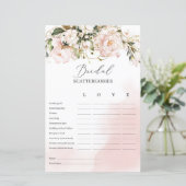 赤面ピンクフローラブライダルスキャッタリーゲームボホ (スタンド正面)