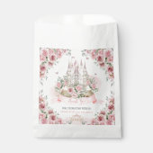 赤面ピンクフローラプリンセスキャッスルストーリーブックブック フェイバーバッグ (正面)