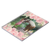 赤面ピンクフローラペット馬の写真 ノートブック (左側)