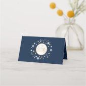 赤面ピンクフローラホットエアバルーンアドベンチャーシャワー プレイスカード (裏面)