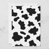 赤面ピンクフローラホーリーコウプリント誕生日 招待状 (裏面)