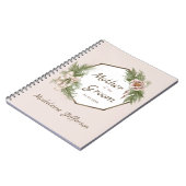 赤面ピンクフローラリースマザーオブザグルーマー ノートブック (左側)