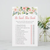 赤面ピンクフローラ彼は彼女はブライダルゲームを言った (スタンド正面)