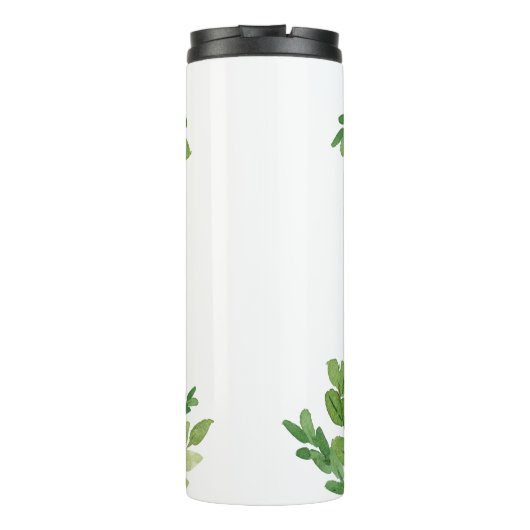 赤面ピンクフローラ感謝していの先生ギフト タンブラー (裏面)