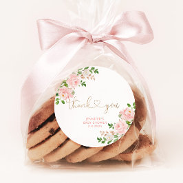 赤面ピンクフローラ感謝していユー ラウンドシール