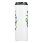 赤面ピンクフローラ感謝していリースユー先生ギフト  タンブラー (裏面)