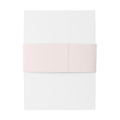 赤面ピンクフローラ結婚ズベリーバンド 招待状ベリーバンド (裏面例)