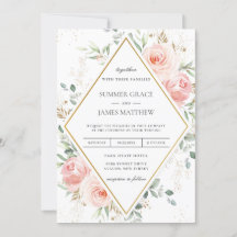 赤面ピンクフローラ金ゴールドダイヤモンドジオメト結婚リー